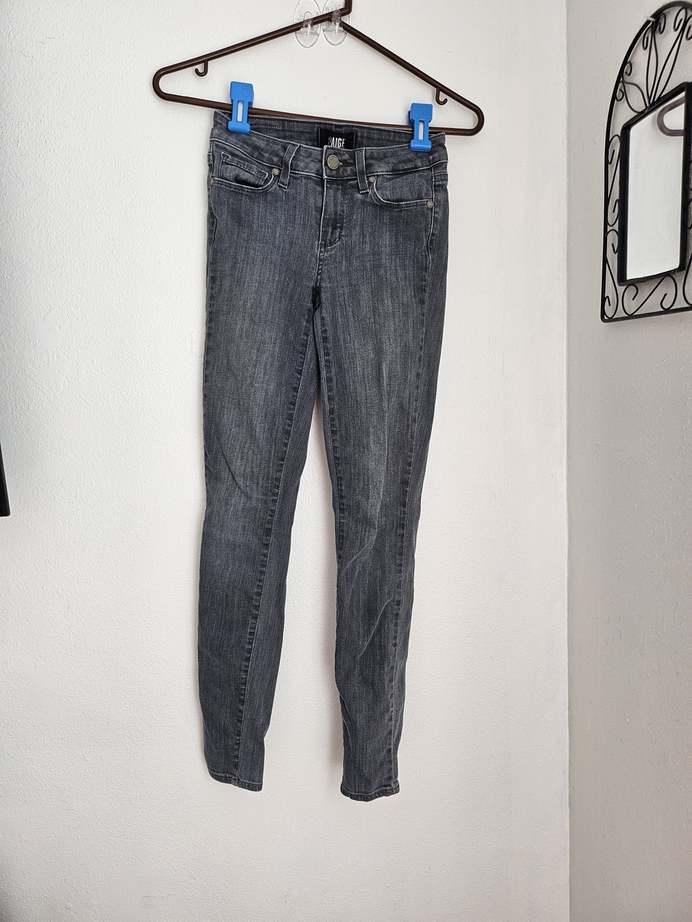PAIGE Verdugo  Gray Ultra Skinny Jeans - Jag Jeans